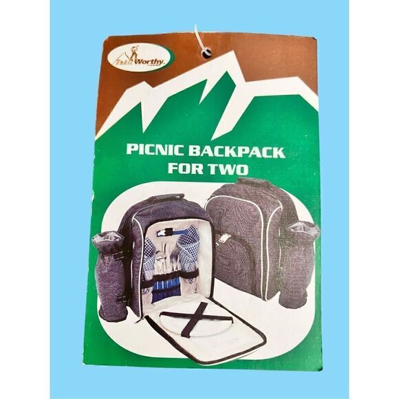 Trail Worthy Picnic Backpack for 2 / NWT - Picture 5 of 16